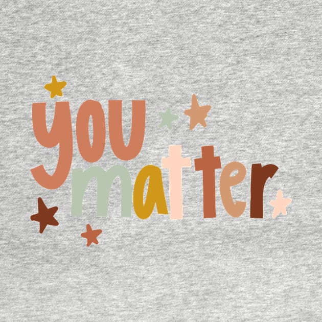 you matter aesthetic motivational quote by andienoelm